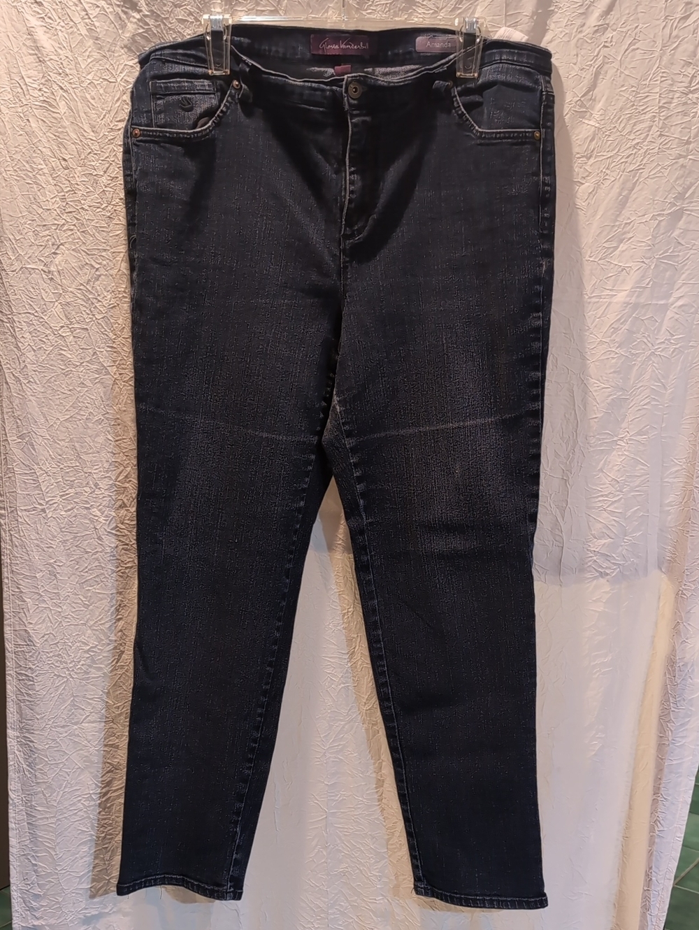 Gloria Vanderbilt Women's Black/Blue Skinny Jeans